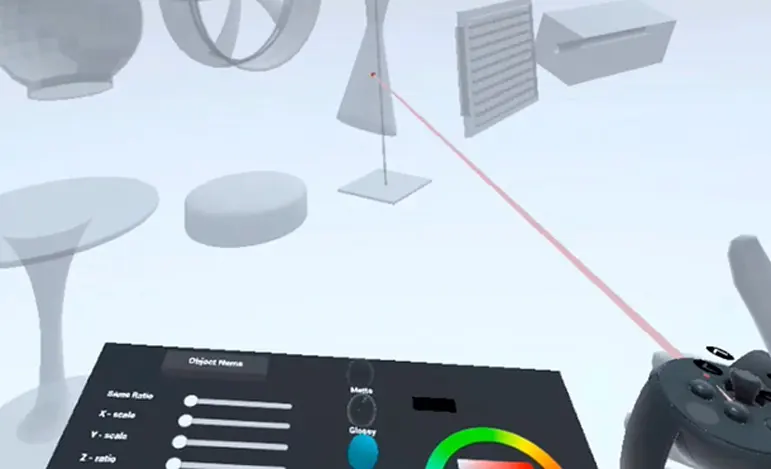 Everyday Objects in VR Shape Exploration Tools for Novice Artists - A way to Support Geometry Shaping Process for Non-professionals